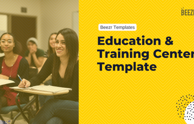 Education &#038; Training Center Template | Beezr Template